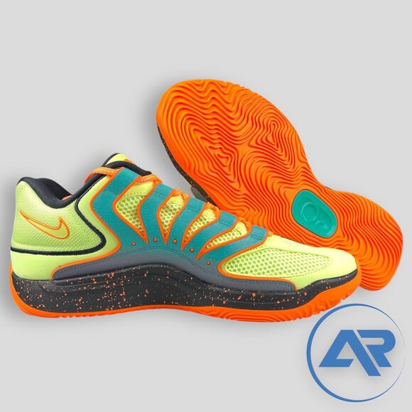 Nike KD18 NRG Timeline Clear Black Lime Basketball Men's Size 14 HV1993-301 - Picture 6 of 7